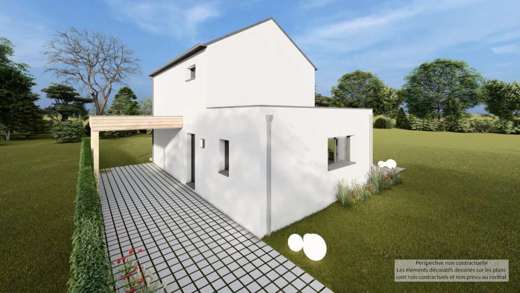 Maison+Terrain de 5 pièces avec 4 chambres à Le-Hingle 22100 – 277352 € - GESC-26-06-08-41