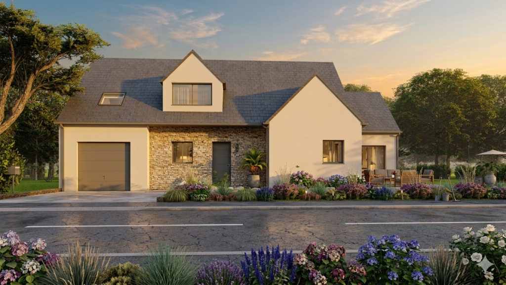 Maison+Terrain de 5 pièces avec 3 chambres à Landehen 22400 – 334950 € - JULO-26-04-30-34