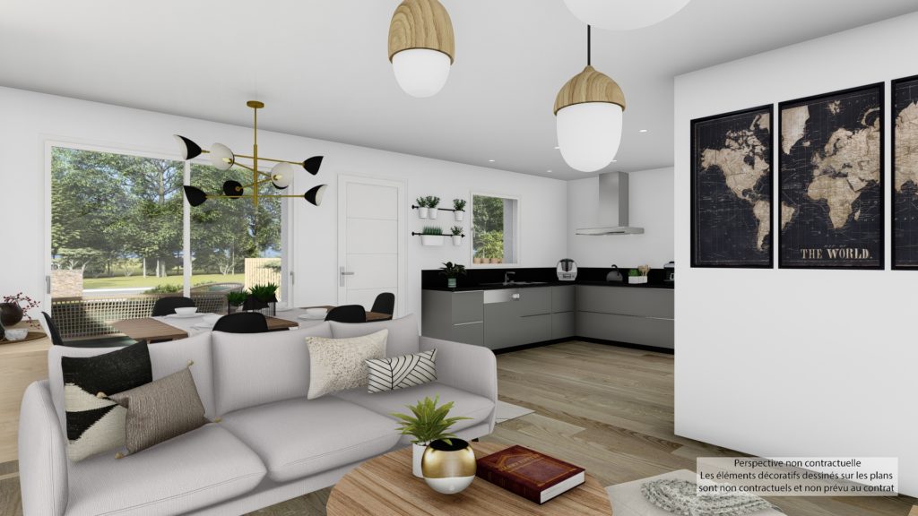 Maison+Terrain de 3 pièces avec 2 chambres à Landerneau 29800 – 210525 € - FGUE-26-06-13-161