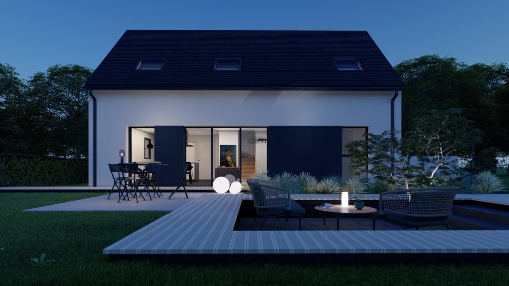 Maison+Terrain de 6 pièces avec 4 chambres à Le-Pouliguen 44510 – 596000 € - BEHA-26-06-02-6