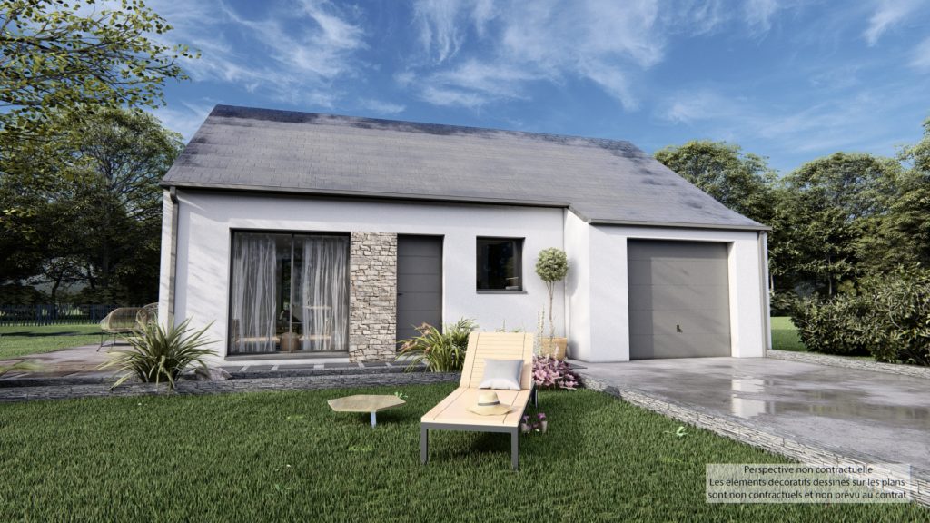 Maison+Terrain de 4 pièces avec 3 chambres à Le-Vivier-sur-Mer 35960 – 223000 € - DAJE-26-09-08-32