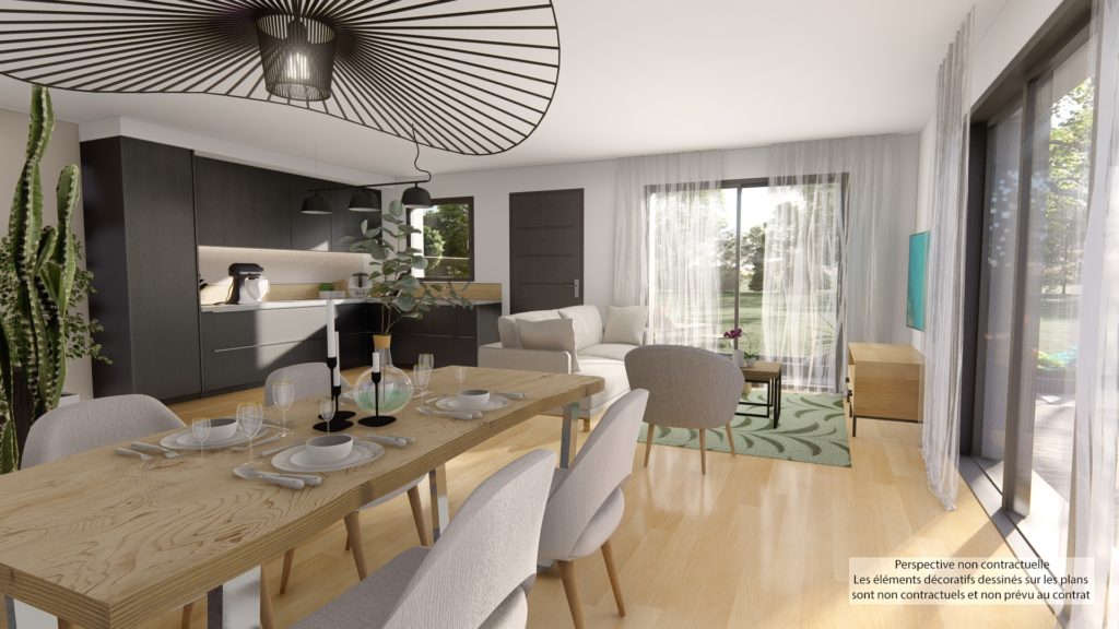 Maison+Terrain de 4 pièces avec 3 chambres à Le-Vivier-sur-Mer 35960 – 223000 € - DAJE-26-09-08-32