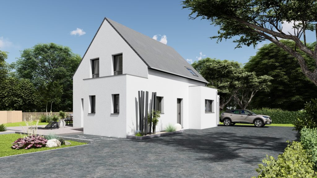 Maison+Terrain de 5 pièces avec 4 chambres à Tregastel 22730 – 352879 € - PBOU-26-08-03-2