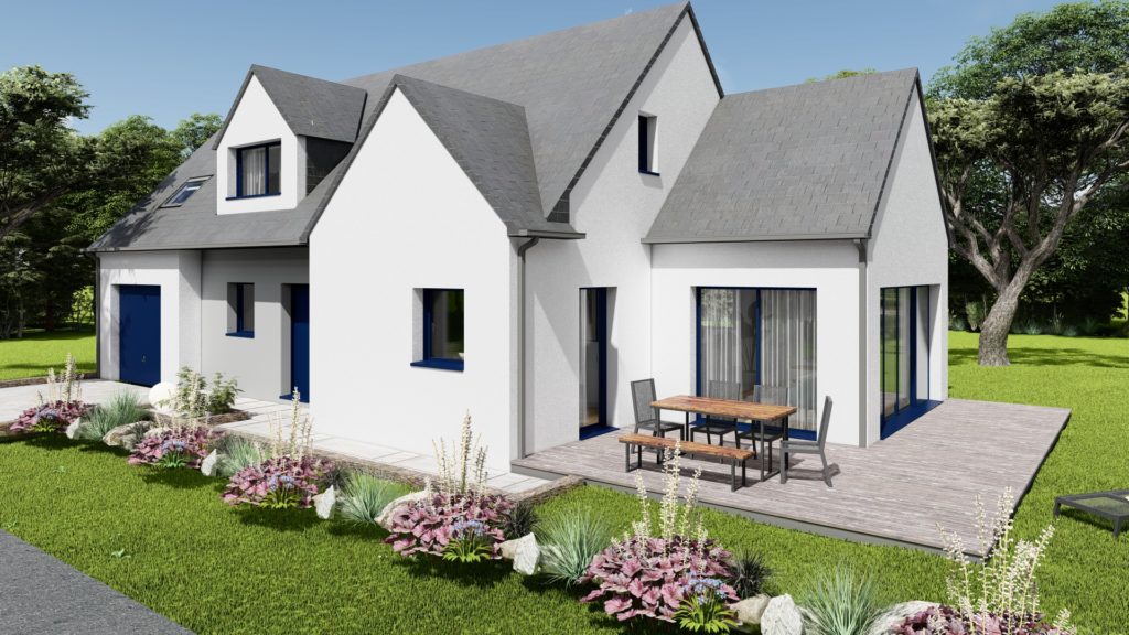 Maison+Terrain de 6 pièces avec 3 chambres à Mesquer 44420 – 537500 € - BEHA-26-07-01-10