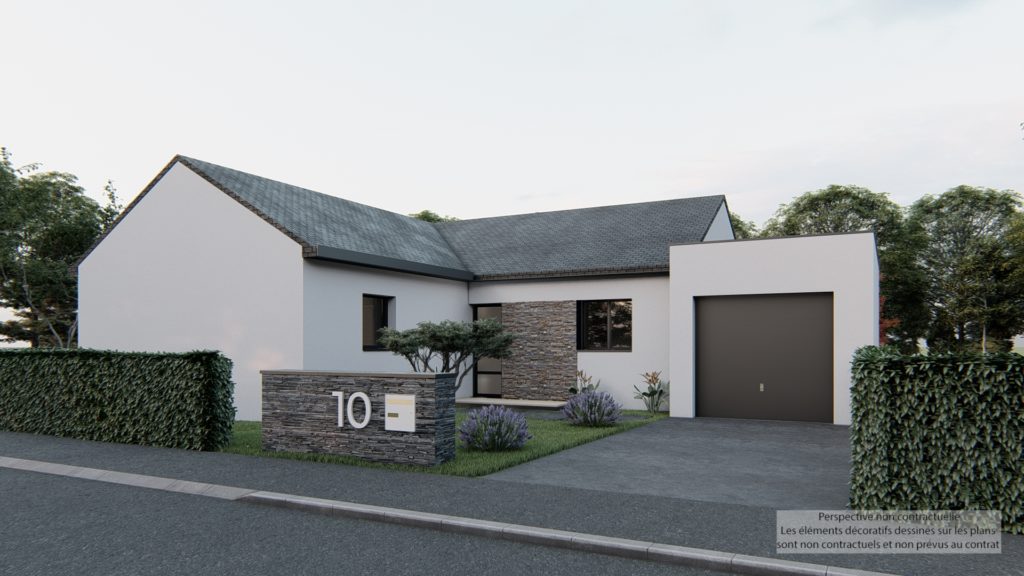 Maison+Terrain de 4 pièces avec 3 chambres à Le-Minihic-sur-Rance 35870 – 314230 € - GESC-26-05-29-70