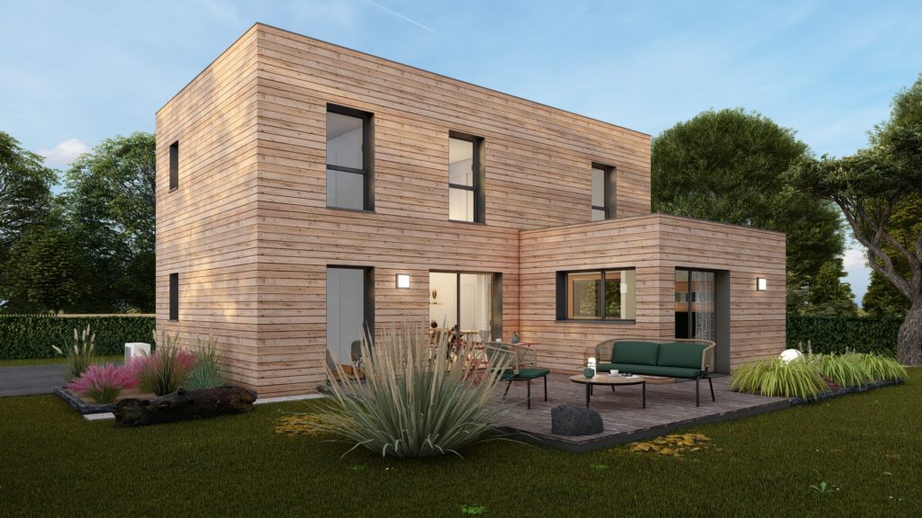 Maison+Terrain de 5 pièces avec 4 chambres à L&rsquo;Hermitage 35590 – 332425 € - NODE-26-06-10-21