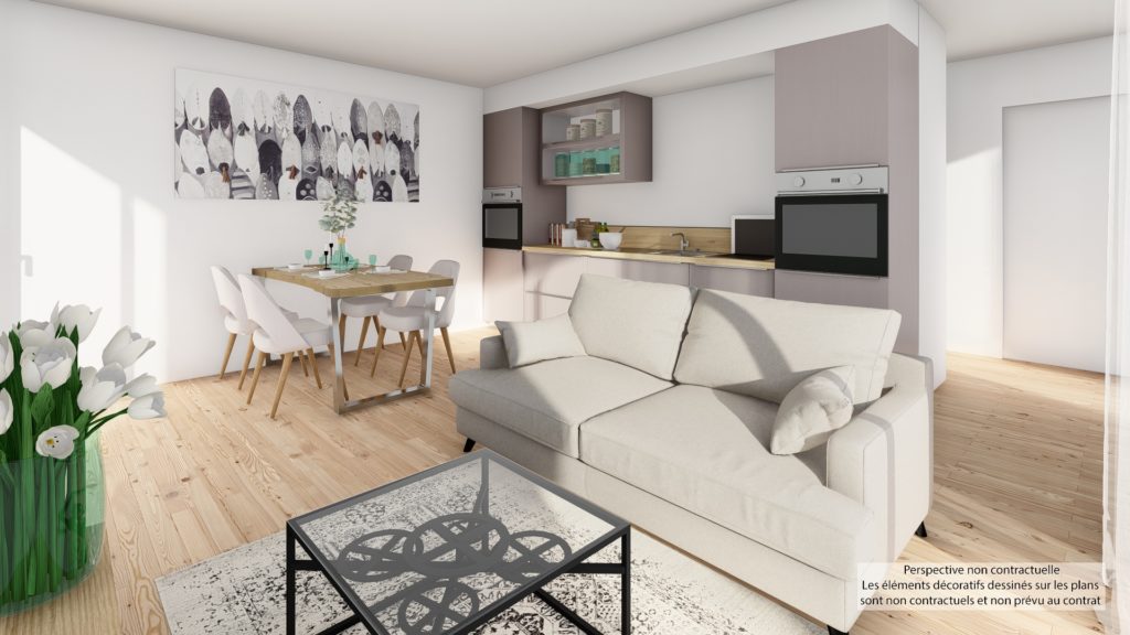 Maison+Terrain de 3 pièces avec 2 chambres à Le-Hingle 22100 – 159250 € - GESC-26-05-29-61