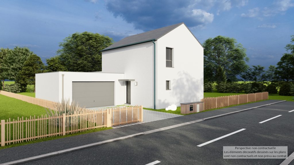 Maison+Terrain de 5 pièces avec 4 chambres à Saint-Guinoux 35430 – 293700 € - DAJE-26-06-01-31