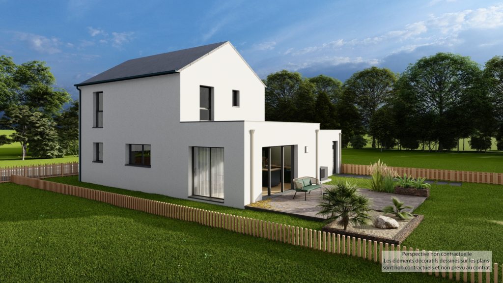 Maison+Terrain de 5 pièces avec 4 chambres à Saint-Guinoux 35430 – 293700 € - DAJE-26-06-01-31