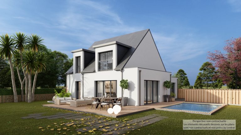 Maison+Terrain de 5 pièces avec 4 chambres à Dinard 35800 – 603500 € - DAJE-26-08-07-100