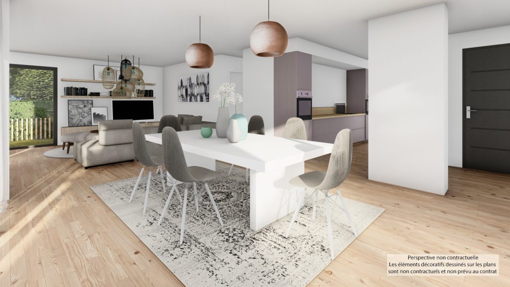 Maison+Terrain de 5 pièces avec 4 chambres à Le-Vivier-sur-Mer 35960 – 312500 € - DAJE-26-06-08-41