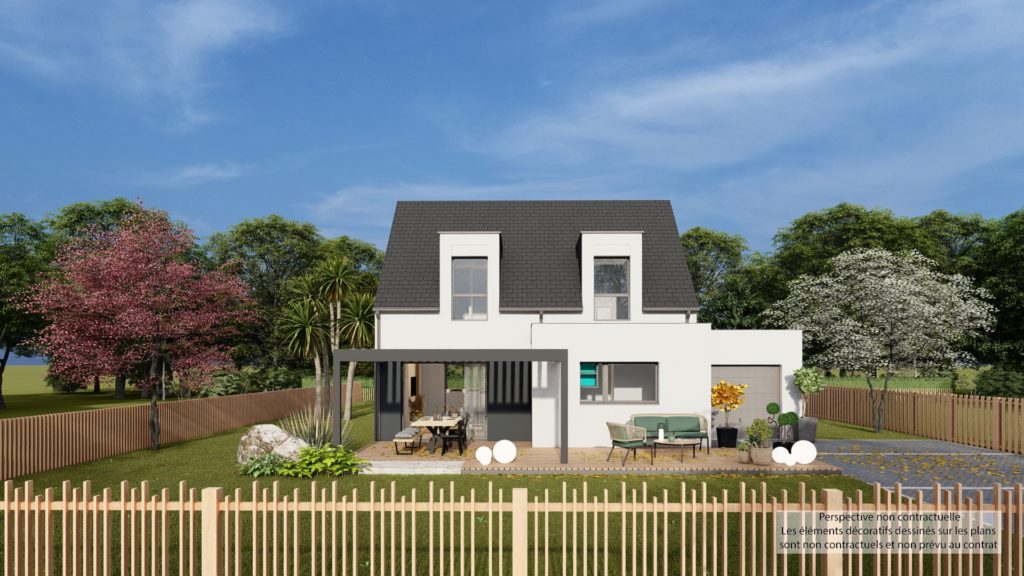Maison+Terrain de 6 pièces avec 3 chambres à Trignac 44570 – 317000 € - BEHA-26-06-09-11