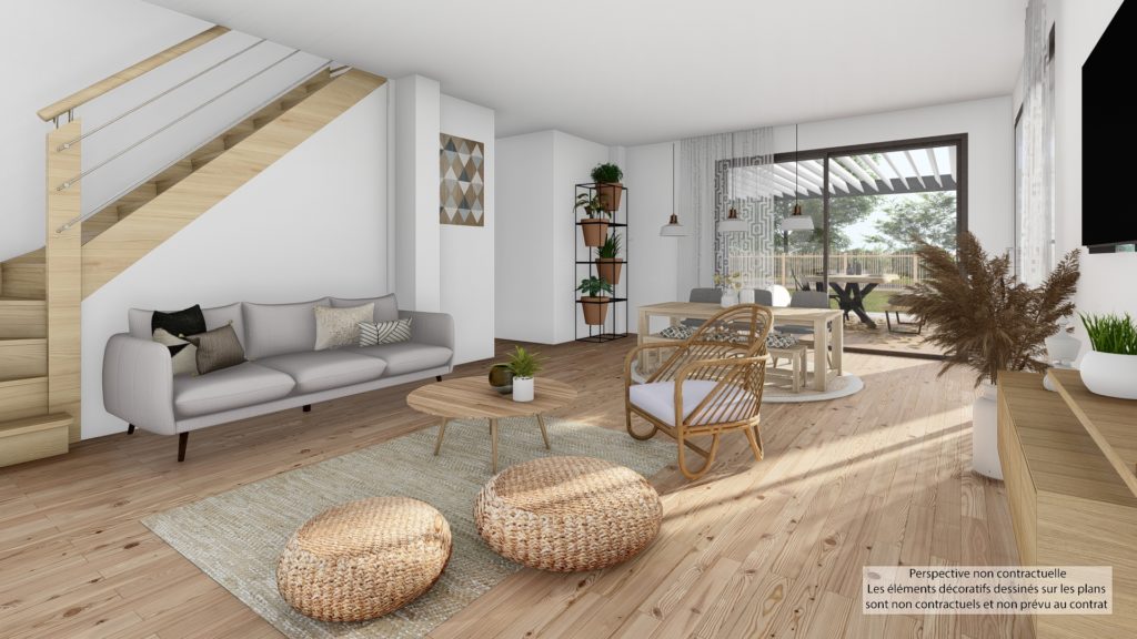 Maison+Terrain de 6 pièces avec 3 chambres à Trignac 44570 – 317000 € - BEHA-26-06-09-11