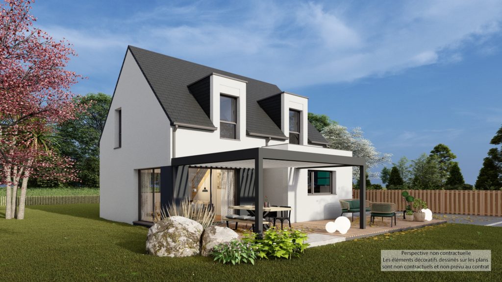 Maison+Terrain de 6 pièces avec 3 chambres à Trignac 44570 – 317000 € - BEHA-26-06-09-11