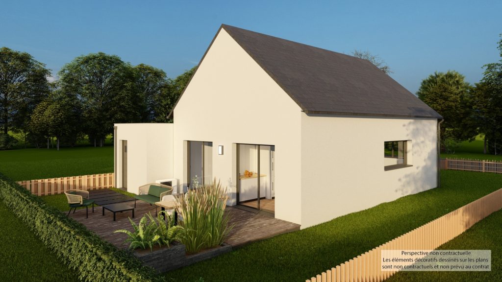 Maison+Terrain de 3 pièces avec 2 chambres à Boisgervilly 35360 – 178500 € - HHE-26-06-08-22