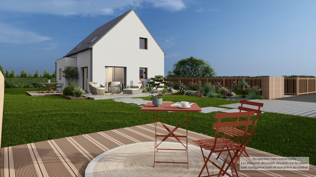 Maison+Terrain de 5 pièces avec 4 chambres à Saint-Meloir-des-Ondes 35350 – 283000 € - DAJE-26-06-08-11