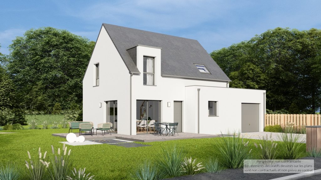 Maison+Terrain de 5 pièces avec 4 chambres à Begard 22140 – 242000 € - BEGU-26-06-24-27