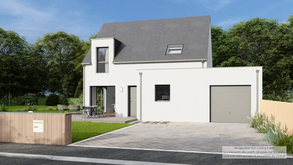 Maison+Terrain de 5 pièces avec 4 chambres à Begard 22140 – 242000 € - BEGU-26-06-24-27