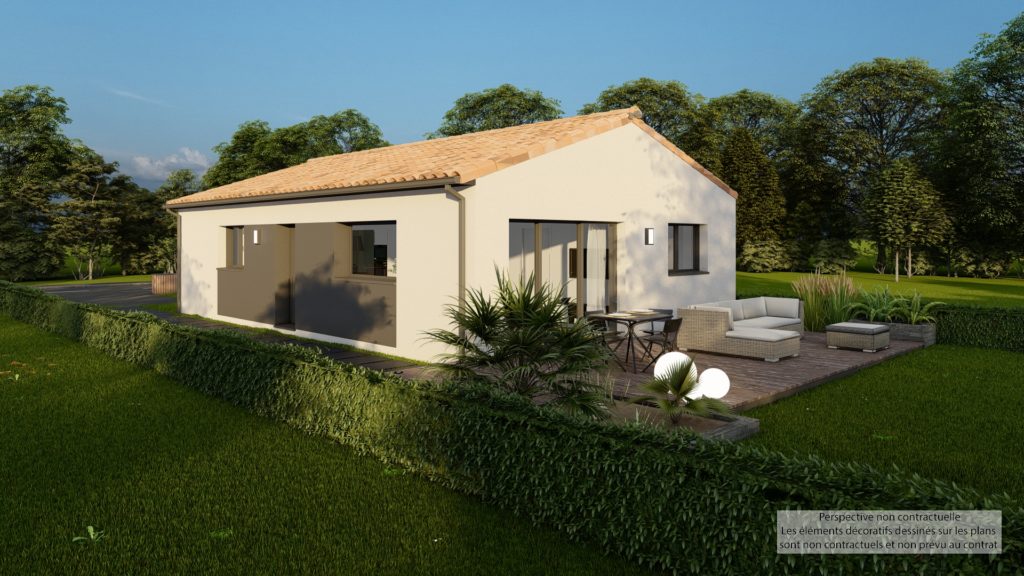 Maison+Terrain de 5 pièces avec 3 chambres à Sainte-Pazanne 44680 – 256236 € - QUCH-26-06-08-34