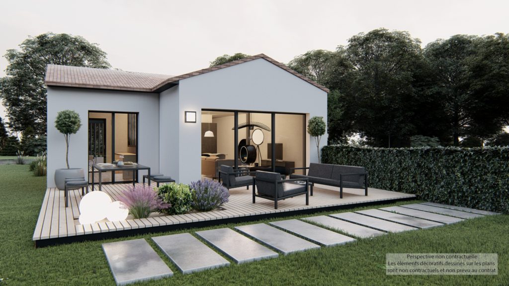 Maison+Terrain de 4 pièces avec 2 chambres à La-Limouziniere 44310 – 226278 € - QUCH-26-06-08-52