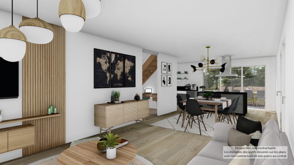 Maison+Terrain de 6 pièces avec 4 chambres à Plouneventer 29400 – 305500 € - VVAN-26-06-22-33