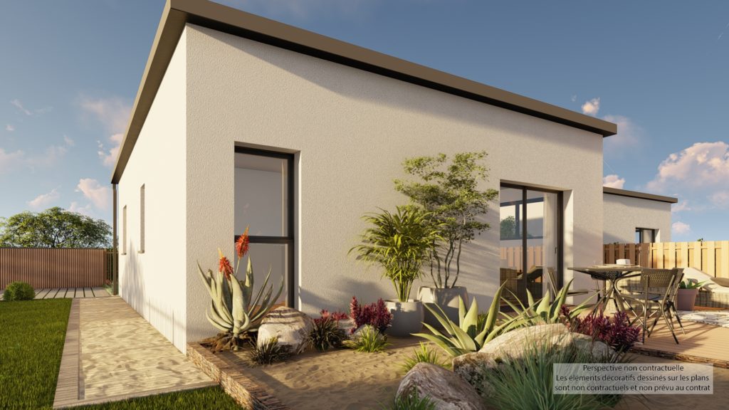 Maison+Terrain de 4 pièces avec 2 chambres à Garlan 29610 – 176400 € - VVAN-26-06-12-1