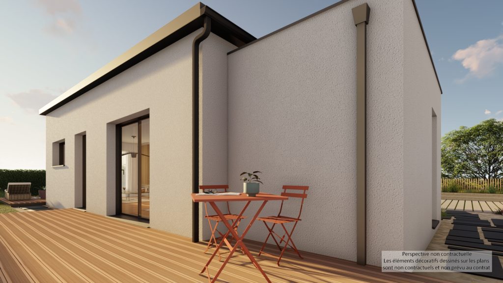 Maison+Terrain de 4 pièces avec 2 chambres à Garlan 29610 – 176400 € - VVAN-26-06-12-1