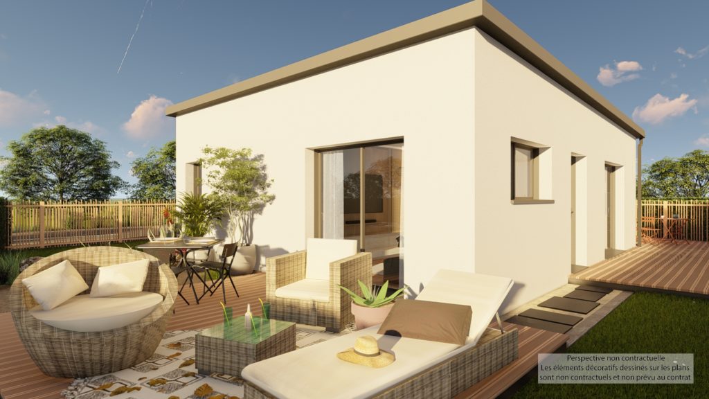 Maison+Terrain de 4 pièces avec 2 chambres à Garlan 29610 – 176400 € - VVAN-26-06-12-1