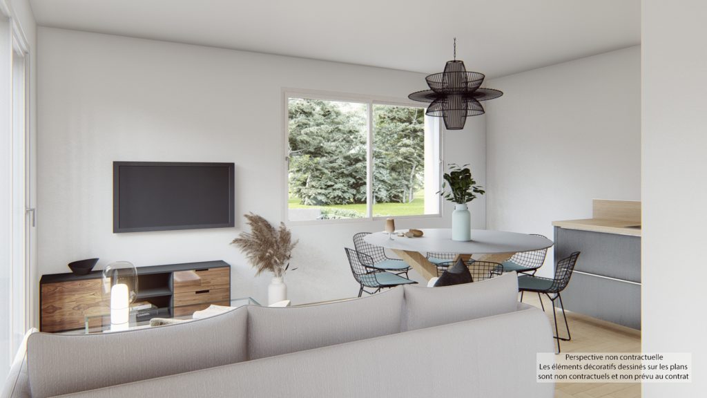 Maison+Terrain de 3 pièces avec 2 chambres à Gouesnach 29950 – 231200 € - ALMI-26-06-10-36