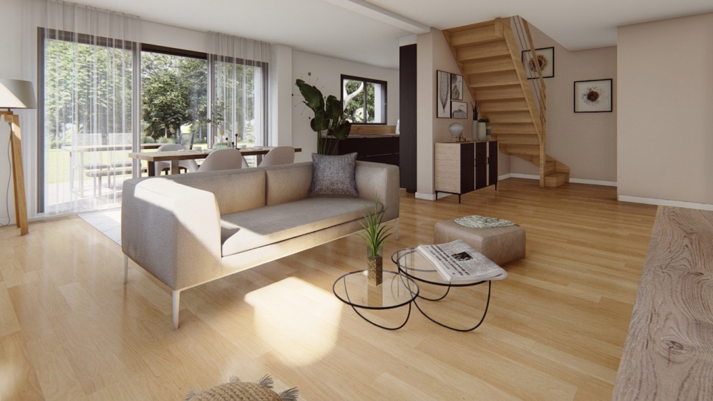 Maison+Terrain de 4 pièces avec 3 chambres à Saint-Meloir-des-Ondes 35350 – 309700 € - DAJE-26-07-02-2