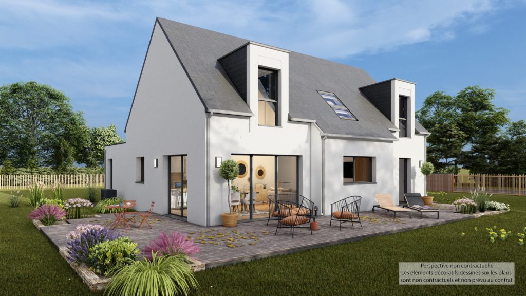 Maison+Terrain de 6 pièces avec 4 chambres à Plouay 56240 – 365900 € - JEGI-26-07-01-25