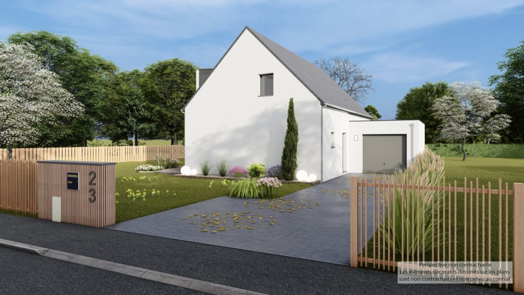 Maison+Terrain de 6 pièces avec 4 chambres à Plouay 56240 – 365900 € - JEGI-26-07-01-25