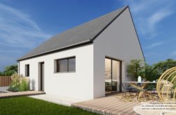 Maison+Terrain de 3 pièces avec 2 chambres à Le-Vivier-sur-Mer 35960 – 225500 € - DAJE-26-06-23-20
