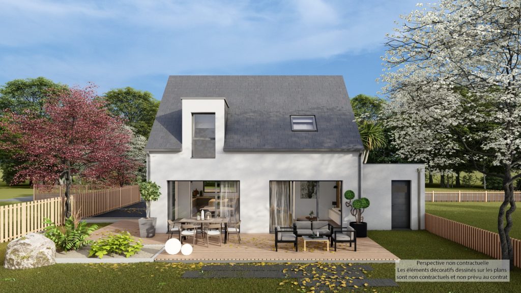 Maison+Terrain de 5 pièces avec 3 chambres à La-Baule-Escoublac 44500 – 440000 € - BEHA-26-06-26-32