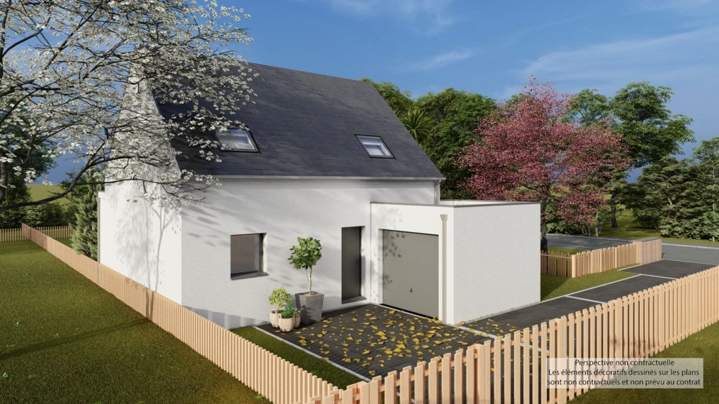 Maison+Terrain de 5 pièces avec 3 chambres à Besne 44160 – 244295 € - BEHA-26-06-22-31