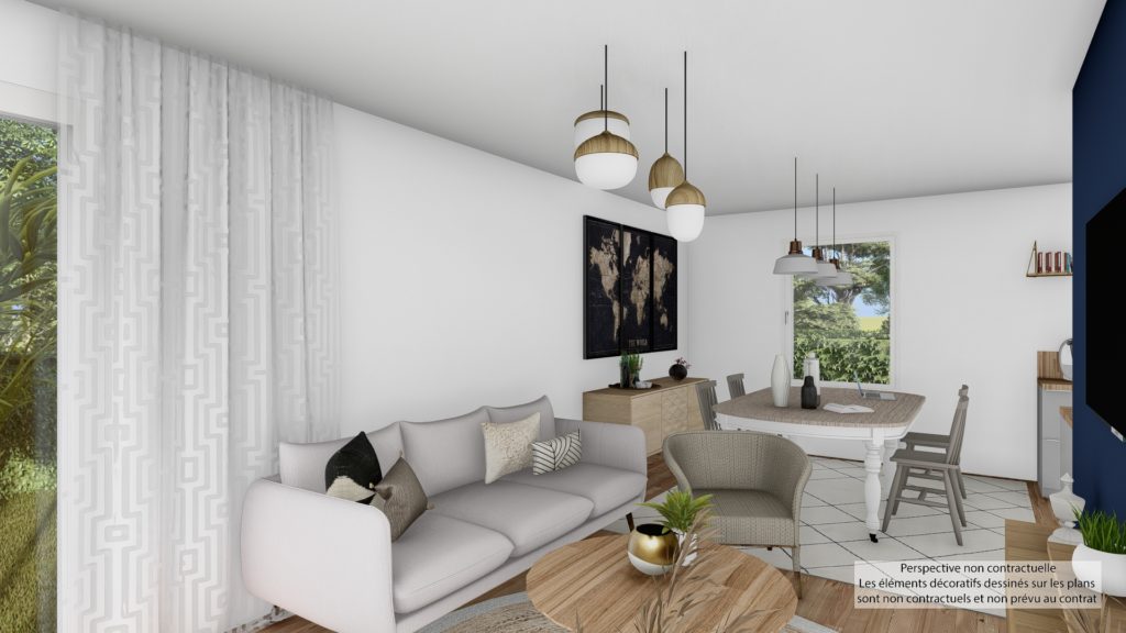 Maison+Terrain de 5 pièces avec 3 chambres à La-Turballe 44420 – 403000 € - BEHA-26-06-22-30