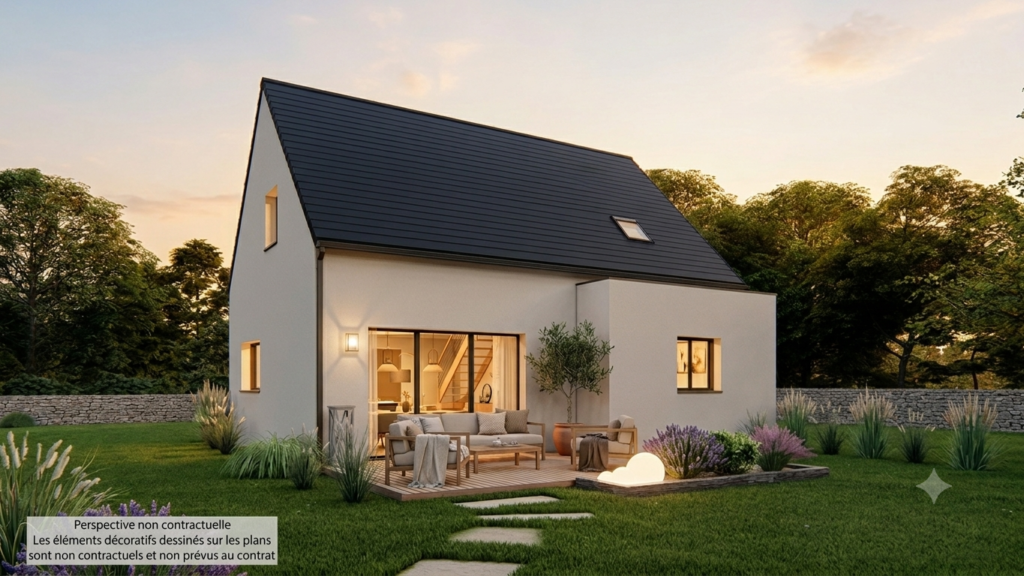 Maison+Terrain de 4 pièces avec 3 chambres à Bobital 22100 – 237749 € - GESC-26-07-01-46