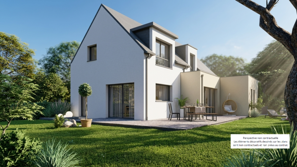 Maison+Terrain de 4 pièces avec 3 chambres à Plomeur 29120 – 360630 € - DAJE-26-06-29-29