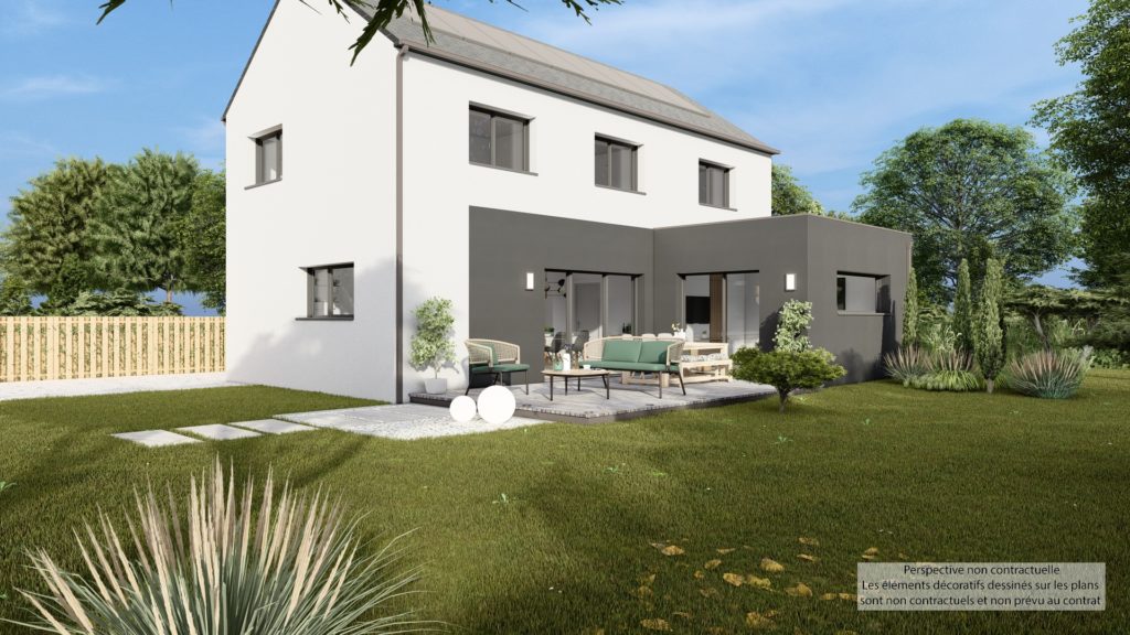 Maison+Terrain de 5 pièces avec 4 chambres à Melesse 35520 – 400000 € - HHE-26-07-27-27