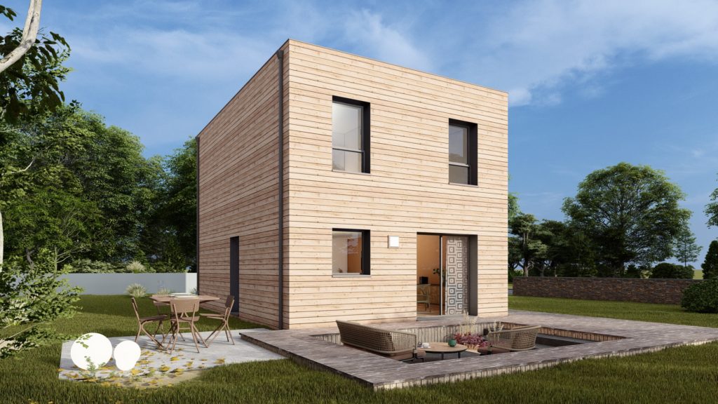 Maison+Terrain de 4 pièces avec 3 chambres à L&rsquo;Hermitage 35590 – 265000 € - HHE-26-07-27-21