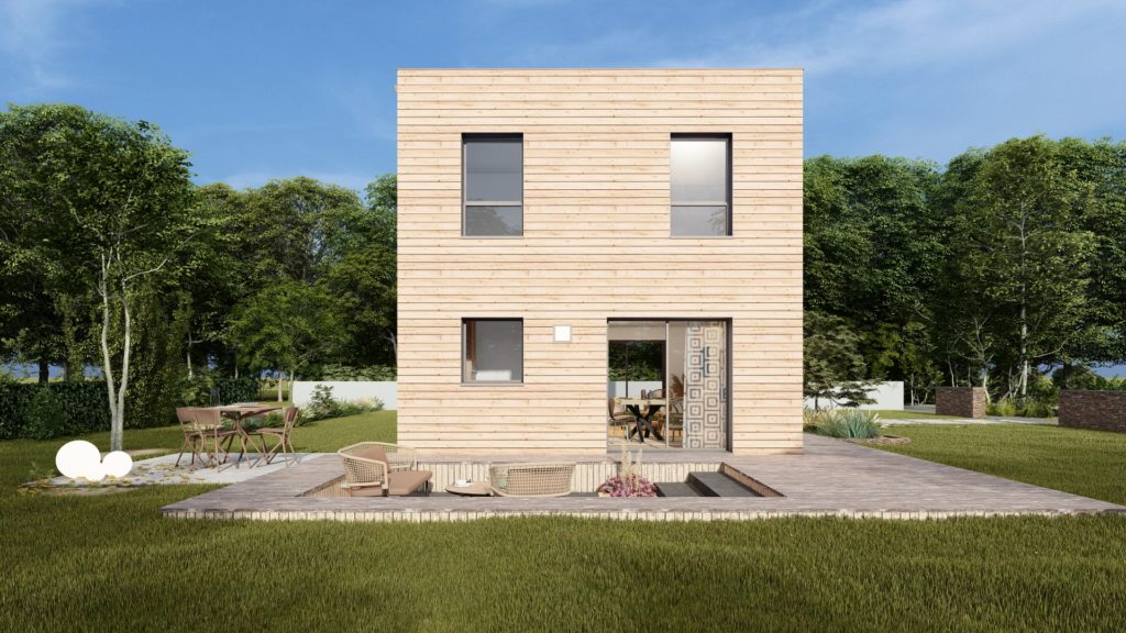 Maison+Terrain de 4 pièces avec 3 chambres à L&rsquo;Hermitage 35590 – 265000 € - HHE-26-07-27-21