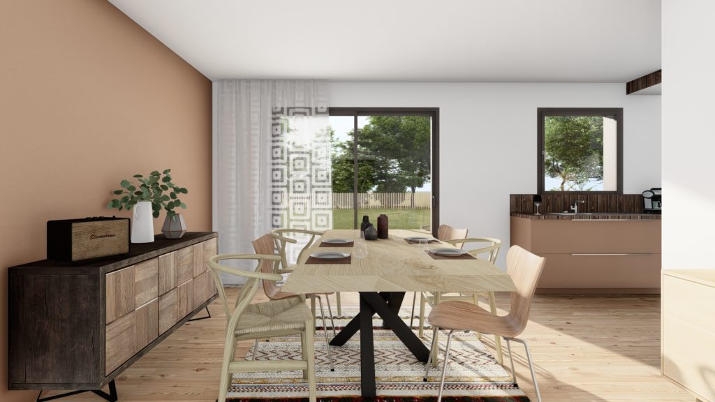 Maison+Terrain de 4 pièces avec 3 chambres à L&rsquo;Hermitage 35590 – 265000 € - HHE-26-07-27-21
