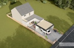 Maison+Terrain de 4 pièces avec 3 chambres à Le-Vivier-sur-Mer 35960 – 284000 € - DAJE-26-07-28-42