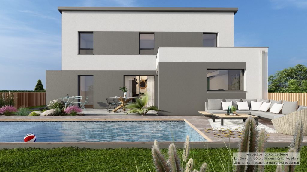 Maison+Terrain de 5 pièces avec 4 chambres à Beauzelle 31700 – 485500 € - CROP-26-07-29-56