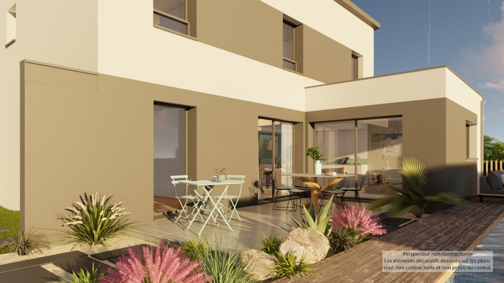 Maison+Terrain de 5 pièces avec 4 chambres à Beauzelle 31700 – 485500 € - CROP-26-07-29-56