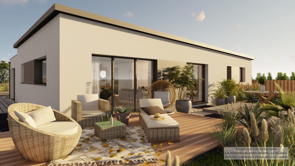Maison+Terrain de 6 pièces avec 4 chambres à Pont-l&rsquo;Abbe 29120 – 275000 € - ISE-26-08-06-174