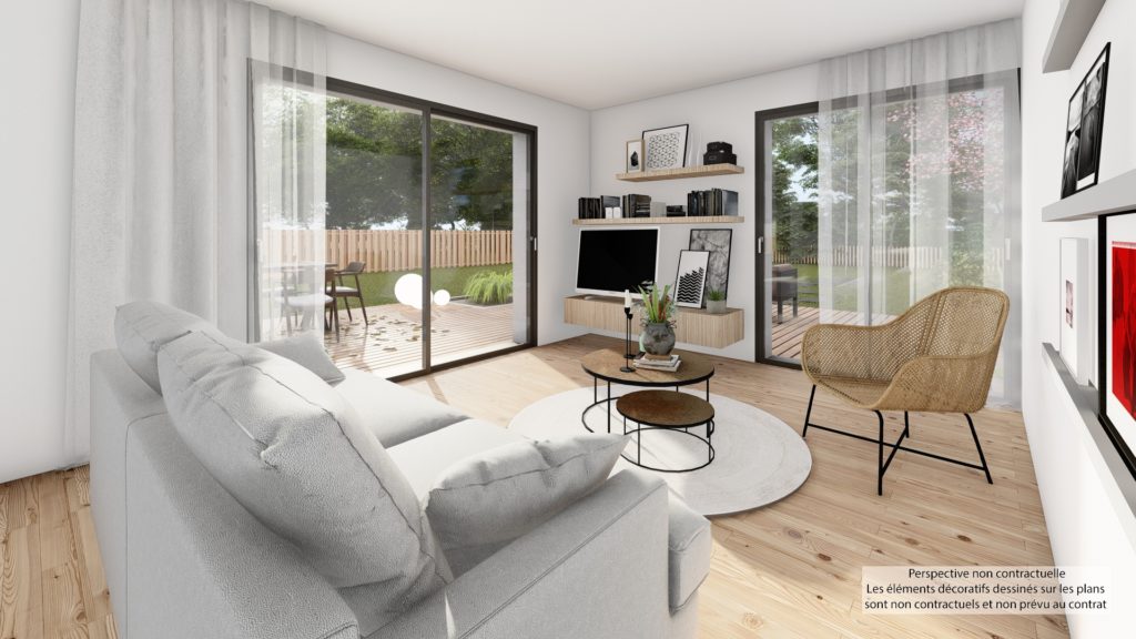 Maison+Terrain de 4 pièces avec 3 chambres à Le-Hingle 22100 – 222520 € - GESC-26-09-08-67