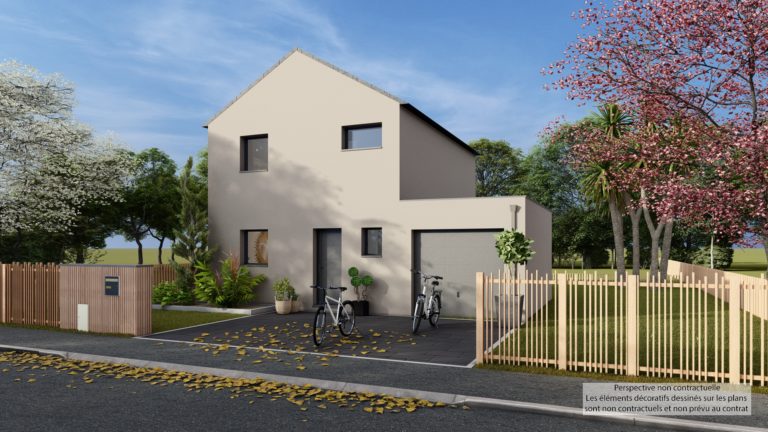 Maison+Terrain de 4 pièces avec 3 chambres à Montauban-de-Bretagne 35360 – 234000 € - HHE-26-10-05-22