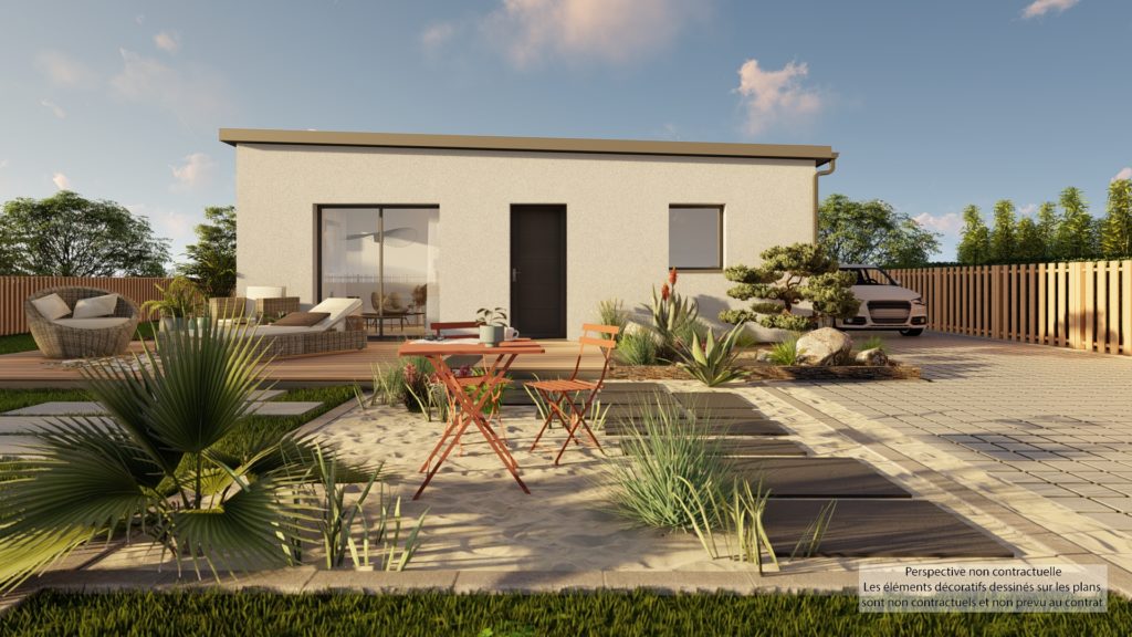 Maison+Terrain de 3 pièces avec 2 chambres à Garlan 29610 – 159500 € - VVAN-26-09-29-98