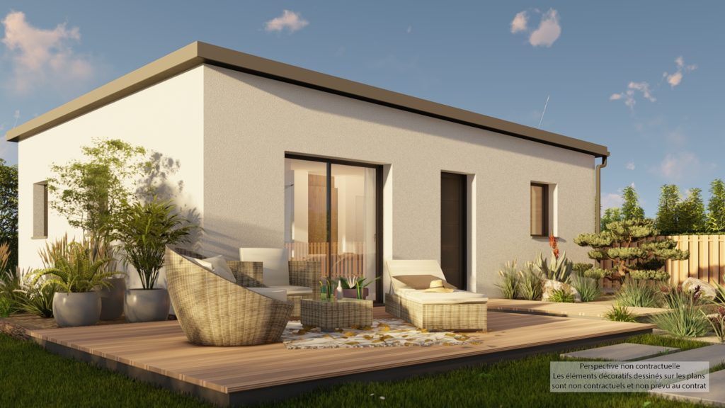 Maison+Terrain de 3 pièces avec 2 chambres à Garlan 29610 – 159500 € - VVAN-26-09-29-98